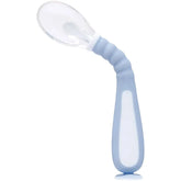 Colher Flexível em Silicone com Ventosa Azul - Buba